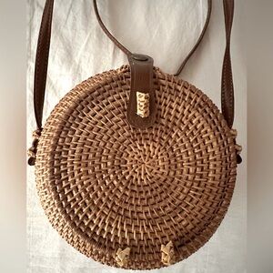 COPY - Handwoven Round Rattan Bag